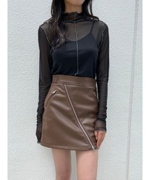 ENVYM | ＺＩＰポイントＳＫ(スカート)