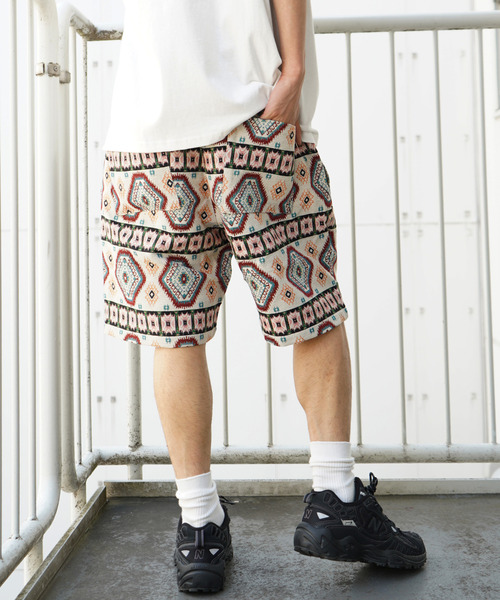 VENCEEXCHANGE（ヴァンスエクスチェンジ）の「ゴブランショートパンツ（その他パンツ・メンズ・ホワイト/ベージュ/オレンジ・M/L）」の13枚目の写真