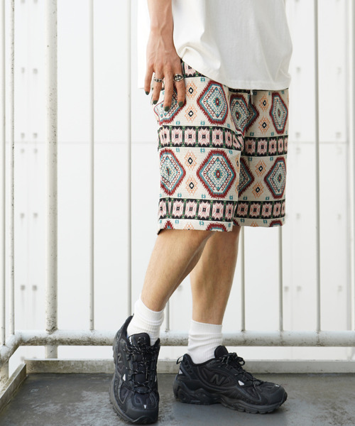 VENCEEXCHANGE（ヴァンスエクスチェンジ）の「ゴブランショートパンツ（その他パンツ・メンズ・ホワイト/ベージュ/オレンジ・M/L）」の15枚目の写真