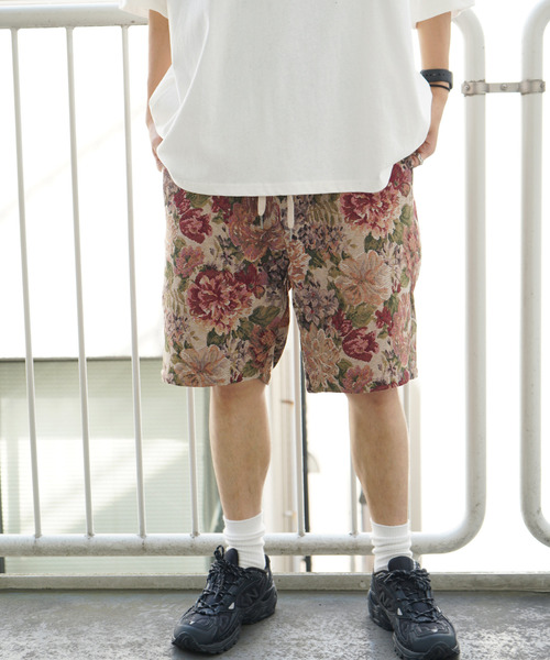 VENCEEXCHANGE（ヴァンスエクスチェンジ）の「ゴブランショートパンツ（その他パンツ・メンズ・ホワイト/ベージュ/オレンジ・M/L）」の8枚目の写真