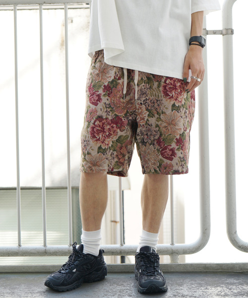 VENCEEXCHANGE（ヴァンスエクスチェンジ）の「ゴブランショートパンツ（その他パンツ・メンズ・ホワイト/ベージュ/オレンジ・M/L）」の5枚目の写真