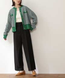 N.（N. Natural Beauty Basic） | ◆ダブルタックストレートワイドパンツ(その他パンツ)