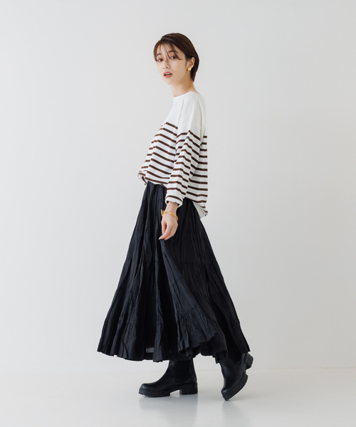 MARIHA（マリハ）の「MARIHA 草原の虹のスカート（スカート・レディース・ブラック/パープル・フリー）」の3枚目の写真