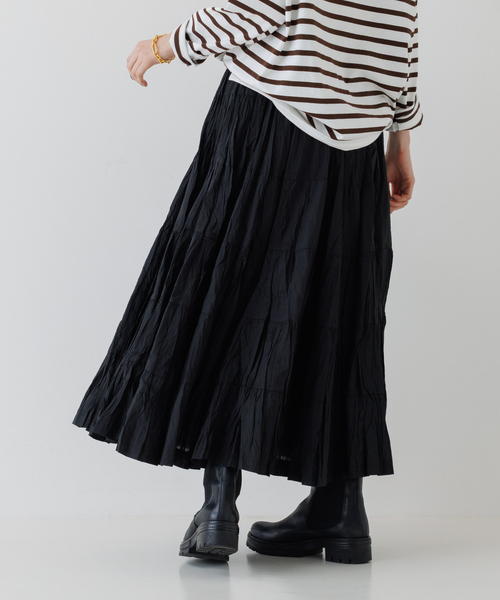 MARIHA（マリハ）の「MARIHA 草原の虹のスカート（スカート・レディース・ブラック/パープル・フリー）」の6枚目の写真