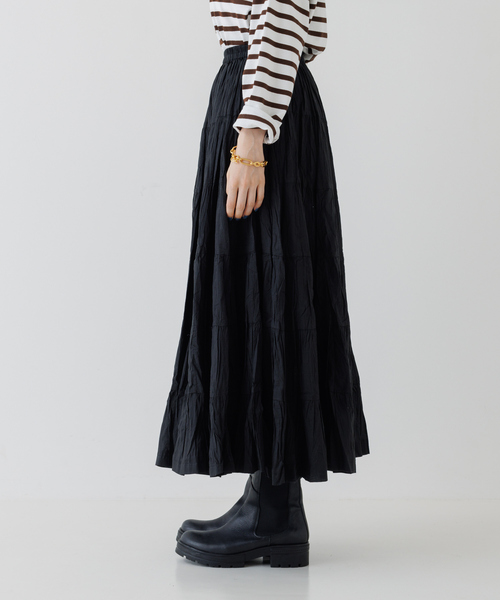 MARIHA（マリハ）の「MARIHA 草原の虹のスカート（スカート・レディース・ブラック/パープル・フリー）」の8枚目の写真