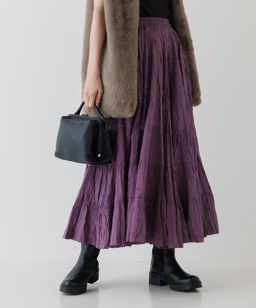 MARIHA（マリハ）の「MARIHA 草原の虹のスカート（スカート・レディース・ブラック/パープル・フリー）」の15枚目の写真