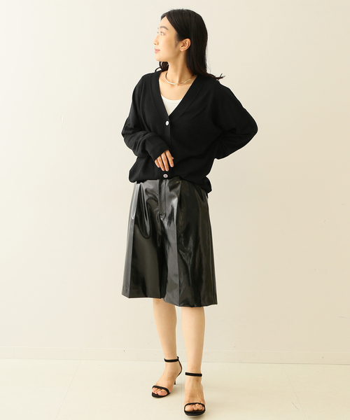 journal standard L'essage（ジャーナルスタンダードレサージュ）の「cash feel wool Vネックカーディガン（カーディガン/ボレロ・レディース・ブラック/ブラウン/レッド・FREE）」の13枚目の写真