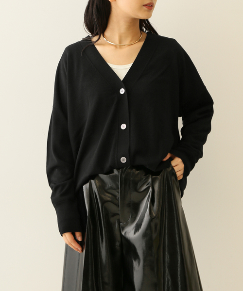 journal standard L'essage（ジャーナルスタンダードレサージュ）の「cash feel wool Vネックカーディガン（カーディガン/ボレロ・レディース・ブラック/ブラウン/レッド・FREE）」の18枚目の写真