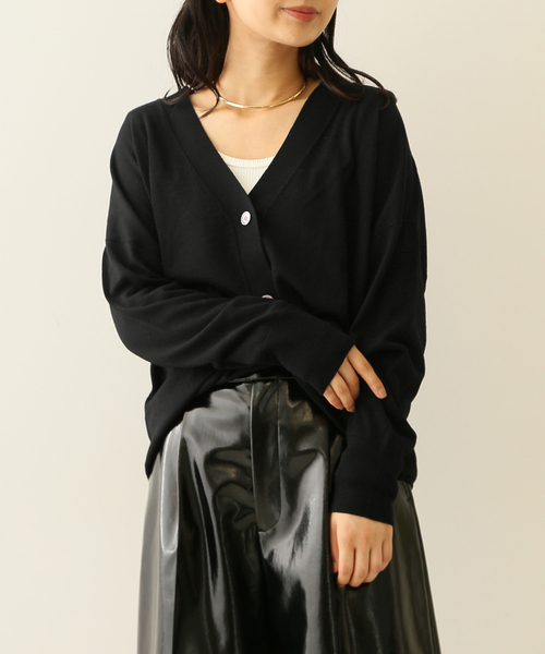 journal standard L'essage（ジャーナルスタンダードレサージュ）の「cash feel wool Vネックカーディガン（カーディガン/ボレロ・レディース・ブラック/ブラウン/レッド・FREE）」の21枚目の写真