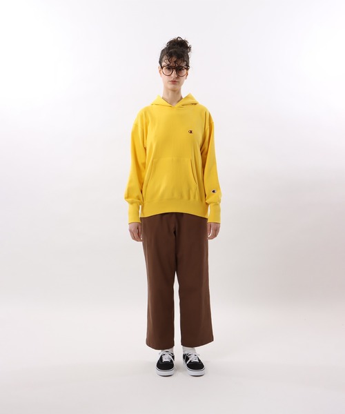 【Champion/チャンピオン】レディース リバースウィーブ(R) フーデッドスウェットシャツ
