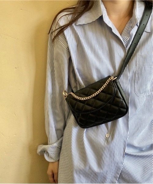 Burner(バーナー)の「【OKUOKU 0909】キルティングショルダーミニバッグ oku-bag-540-25(ショルダーバッグ・メンズ・その他1・FREE)」の8枚目の写真