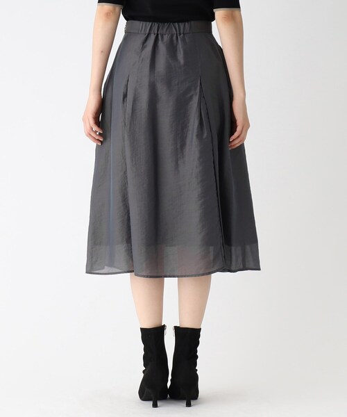 index（インデックス）の「◆シャンブレーフレアスカート【WEB限定サイズ】（スカート・レディース・ガンメタ/グリーン系その他5/ピンク系その他2・40/38/42/36）」の11枚目の写真