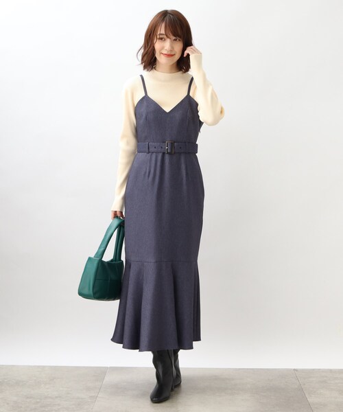 セール 1枚でサマになるベルト付きキャミワンピース ワンピース Grove グローブ のファッション通販 Zozotown