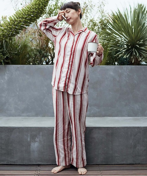 サニークラウズ 手描きストライプパジャマ レディース ルームウェア パジャマ Sunny Clouds サニークラウズ のファッション通販 Zozotown