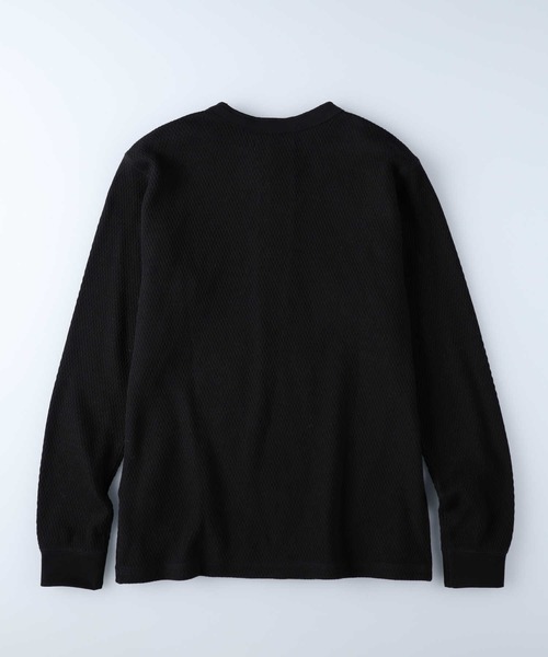 BACK NUMBER(バックナンバー)の「【BACK NUMBER】ヘビーハニカムヘンリーロンT(Tシャツ/カットソー・メンズ・グレー/ブラック/ホワイト・XL/L/M/S)」の13枚目の写真