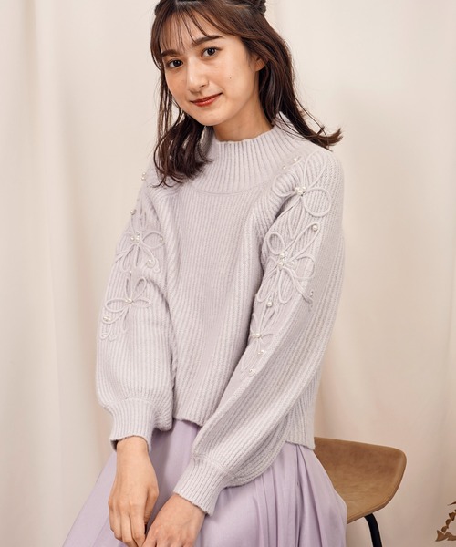 新品♡Noela♡ふわふわオフタートルケーブルニット♡ノエラ ケーブルデザインタートルニット | ニット | NOELA OFFICIAL WEB STORE