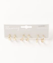 Flowering（フラワーリング）の「メタルフープ/セットピアス（ピアス（両耳用））」