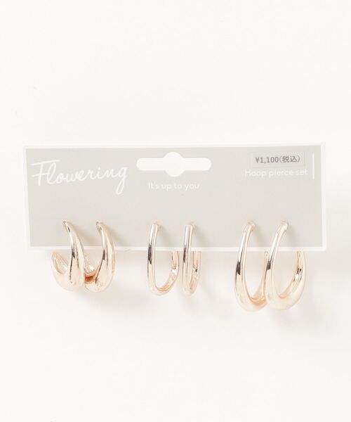 Flowering（フラワーリング）の「メタルフープ/セットピアス（ピアス（両耳用）・レディース・シルバー系その他4/ゴールド系その他5/シルバー系その他7/ゴールド系その他6/ゴールド系1/シルバー系1/シルバー系その他3/ゴールド/ゴールド系その他7/シルバー系/シルバー/シルバー系その他5/シルバー系その他2/シルバー系その他6/シルバー系その他/ゴールド系その他3/ゴールド系/ゴールド系その他2/シルバー系3/ゴールド系2/シルバー系2/ゴールド系その他/ゴールド系その他4/ピンク系その他/ピンク系その他2/ピンク系その他4/ピンク系その他3/ゴールド系3・FREE）」の3枚目の写真