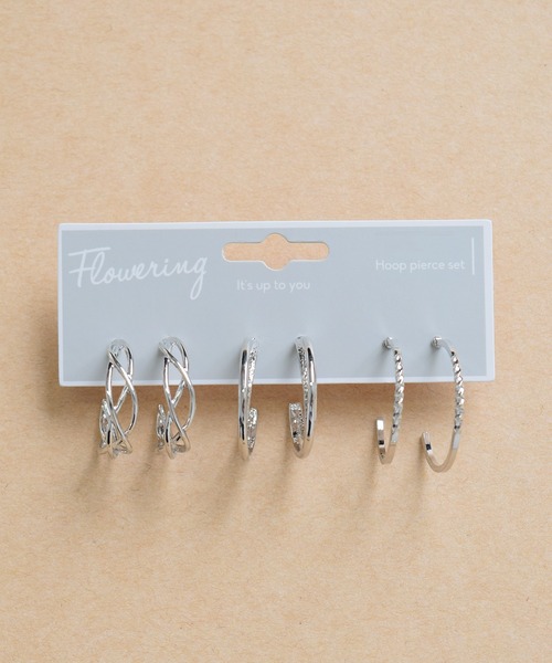 Flowering（フラワーリング）の「メタルフープ/セットピアス（ピアス（両耳用）・レディース・シルバー系その他4/ゴールド系その他5/シルバー系その他7/ゴールド系その他6/ゴールド系1/シルバー系1/シルバー系その他3/ゴールド/ゴールド系その他7/シルバー系/シルバー/シルバー系その他5/シルバー系その他2/シルバー系その他6/シルバー系その他/ゴールド系その他3/ゴールド系/ゴールド系その他2/シルバー系3/ゴールド系2/シルバー系2/ゴールド系その他/ゴールド系その他4/ピンク系その他/ピンク系その他2/ピンク系その他4/ピンク系その他3/ゴールド系3・FREE）」の14枚目の写真