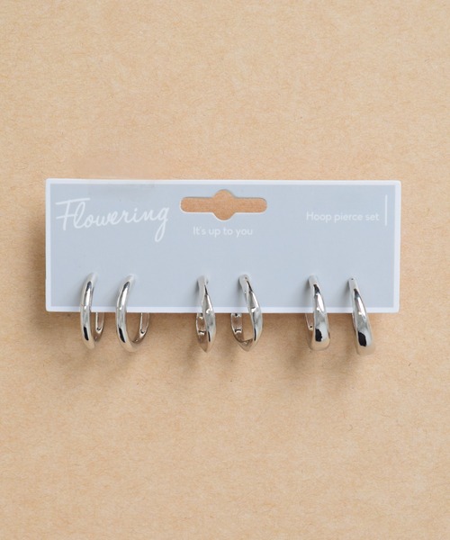 Flowering（フラワーリング）の「メタルフープ/セットピアス（ピアス（両耳用）・レディース・シルバー系その他4/ゴールド系その他5/シルバー系その他7/ゴールド系その他6/ゴールド系1/シルバー系1/シルバー系その他3/ゴールド/ゴールド系その他7/シルバー系/シルバー/シルバー系その他5/シルバー系その他2/シルバー系その他6/シルバー系その他/ゴールド系その他3/ゴールド系/ゴールド系その他2/シルバー系3/ゴールド系2/シルバー系2/ゴールド系その他/ゴールド系その他4/ピンク系その他/ピンク系その他2/ピンク系その他4/ピンク系その他3/ゴールド系3・FREE）」の7枚目の写真