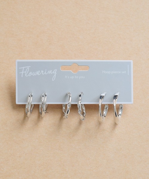 Flowering（フラワーリング）の「メタルフープ/セットピアス（ピアス（両耳用）・レディース・シルバー系その他4/ゴールド系その他5/シルバー系その他7/ゴールド系その他6/ゴールド系1/シルバー系1/シルバー系その他3/ゴールド/ゴールド系その他7/シルバー系/シルバー/シルバー系その他5/シルバー系その他2/シルバー系その他6/シルバー系その他/ゴールド系その他3/ゴールド系/ゴールド系その他2/シルバー系3/ゴールド系2/シルバー系2/ゴールド系その他/ゴールド系その他4/ピンク系その他/ピンク系その他2/ピンク系その他4/ピンク系その他3/ゴールド系3・FREE）」の11枚目の写真