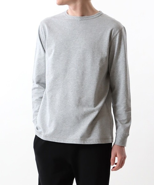 HANES(ヘインズ)の「【Hanes】ロングスリーブクルーネック HM4-W105 ルームウェア セットアップ対応(ルームウェア/パジャマ・レディース・ブラック/グレー・L/M)」の9枚目の写真