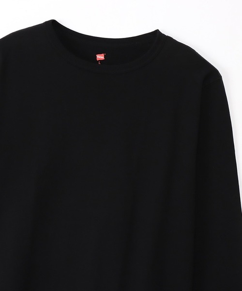 HANES(ヘインズ)の「【Hanes】ロングスリーブクルーネック HM4-W105 ルームウェア セットアップ対応(ルームウェア/パジャマ・レディース・ブラック/グレー・L/M)」の12枚目の写真
