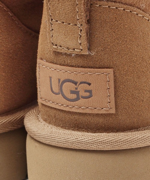 UGG Australia(アグオーストラリア)の「UGG / ウルトラミニ(ブーツ・レディース・ブラック/キャメル・6/8/7)」の14枚目の写真