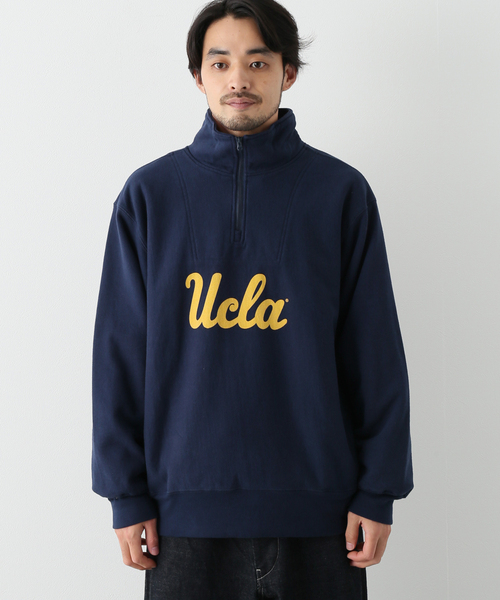 セール】【UCLA×JOURNAL STANDARD】別注 ハーフジップスウェット