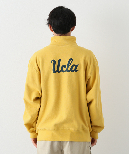 新品　未使用品　ジャーナルスタンダード購入　UCLAスウェット セール】【UCLA×JOURNAL STANDARD】別注 ハーフジップスウェット