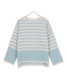 KOBE LETTUCE | ボートネックゆったりニットトップス(ニット/セーター)