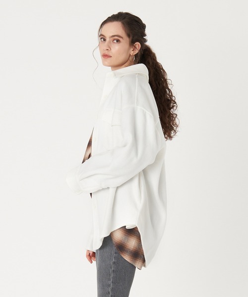 Levi's(リーバイス)の「Levi's/リーバイス GOLD TAB(TM) フリース シャツ ジャケット 90S COZY シャツ(その他アウター・レディース・マルチ・S/XS/M)」の5枚目の写真