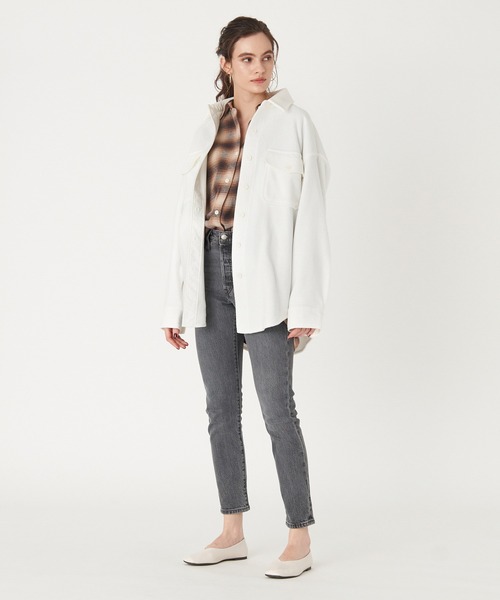 Levi's(リーバイス)の「Levi's/リーバイス GOLD TAB(TM) フリース シャツ ジャケット 90S COZY シャツ(その他アウター・レディース・マルチ・S/XS/M)」の9枚目の写真