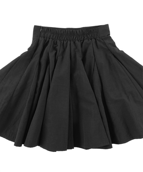 Figments（フィグメンツ）の「ナイロンプリーツミニスカート（スカート・レディース・ブラック/キナリ・FREE）」の13枚目の写真