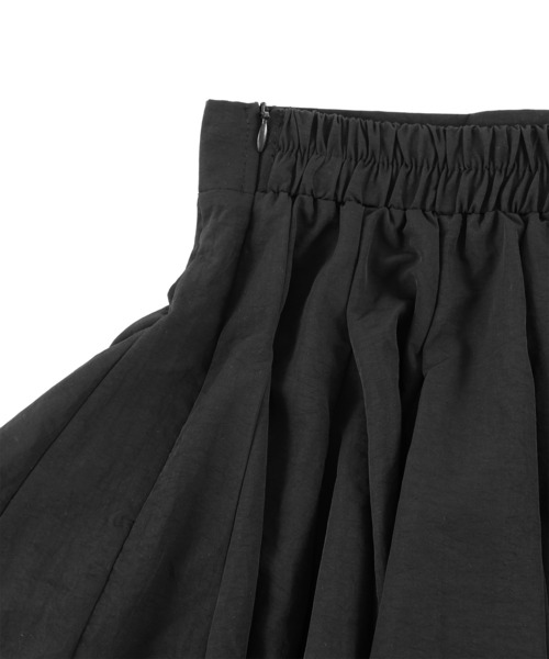 Figments（フィグメンツ）の「ナイロンプリーツミニスカート（スカート・レディース・ブラック/キナリ・FREE）」の14枚目の写真