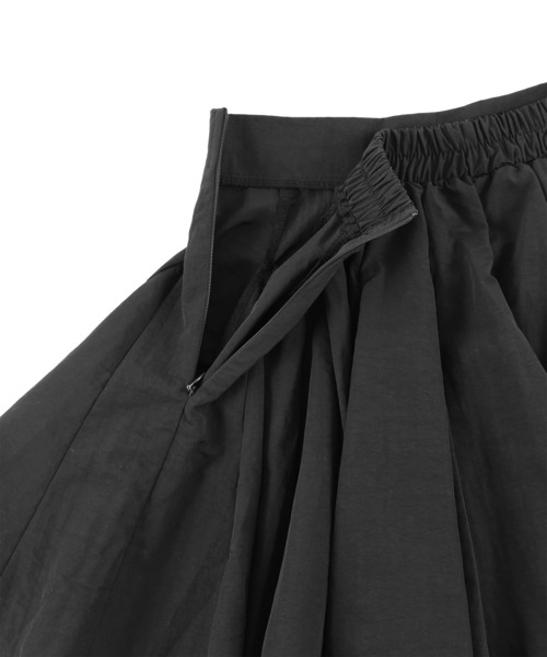 Figments（フィグメンツ）の「ナイロンプリーツミニスカート（スカート・レディース・ブラック/キナリ・FREE）」の15枚目の写真