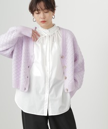 N.（N. Natural Beauty Basic） | ◆ダイヤジャガードカーディガン(カーディガン/ボレロ)