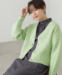 N.（N. Natural Beauty Basic） | ◆ダイヤジャガードカーディガン(カーディガン/ボレロ)