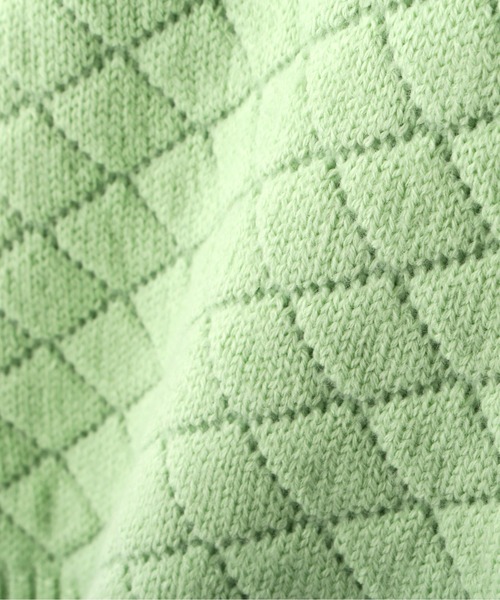 N.（N. Natural Beauty Basic）（エヌエヌナチュラルビューティーベーシック）の「◆ダイヤジャガードカーディガン（カーディガン/ボレロ・レディース・クリーム/ライラック/グリーン・MEDIUM）」の16枚目の写真