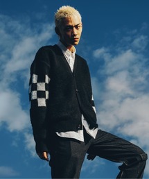 CHECKER BOARD CARDIGAN