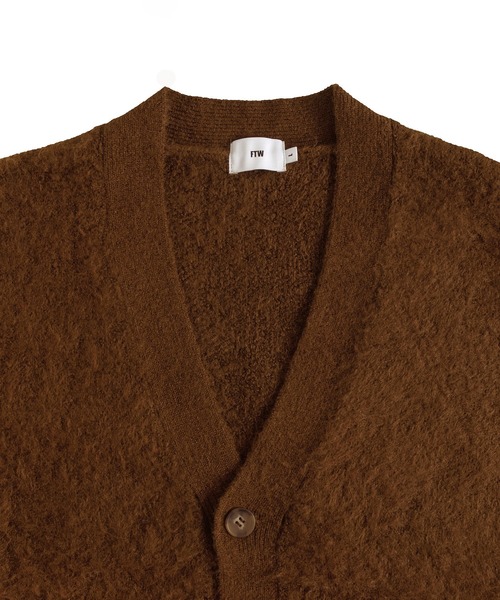 FTW(エフティダブリュー)の「CHECKER BOARD CARDIGAN(カーディガン/ボレロ・メンズ・ホワイト/ブラウン/ブラック・LARGE/MEDIUM)」の14枚目の写真