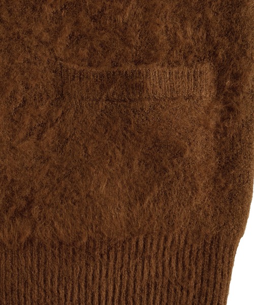 FTW(エフティダブリュー)の「CHECKER BOARD CARDIGAN(カーディガン/ボレロ・メンズ・ホワイト/ブラウン/ブラック・LARGE/MEDIUM)」の15枚目の写真