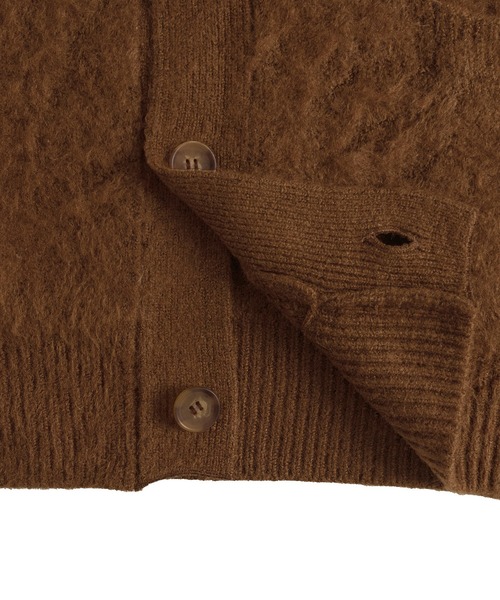 FTW(エフティダブリュー)の「CHECKER BOARD CARDIGAN(カーディガン/ボレロ・メンズ・ホワイト/ブラウン/ブラック・LARGE/MEDIUM)」の16枚目の写真