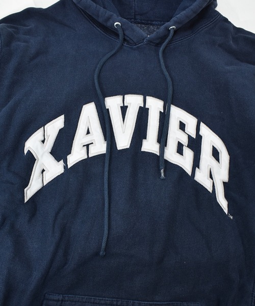 VINTAGE（ヴィンテージ）の「【ヴィンテージ古着】STEAVE＆BARRY'S / スティーブアンドバリーズ XAVIER スウェットパーカー リバースタイプ（パーカー・メンズ・ネイビー・MEDIUM）」の3枚目の写真