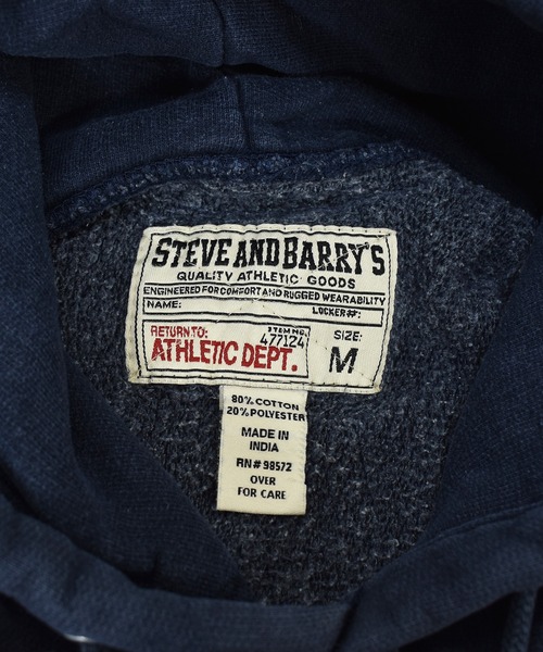 VINTAGE（ヴィンテージ）の「【ヴィンテージ古着】STEAVE＆BARRY'S / スティーブアンドバリーズ XAVIER スウェットパーカー リバースタイプ（パーカー・メンズ・ネイビー・MEDIUM）」の11枚目の写真