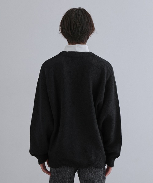 【人気・完売】Curensologyラッフルニットカーディガン　ブラック Curensology(カレンソロジー)ラッフルニットカーディガン ブラック