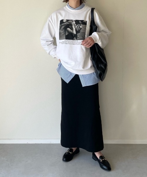 y/m by misato（イムバイミサト）の「総針タイトスカート（スカート・レディース・ブラック/レッド/グリーン・FREE）」の2枚目の写真