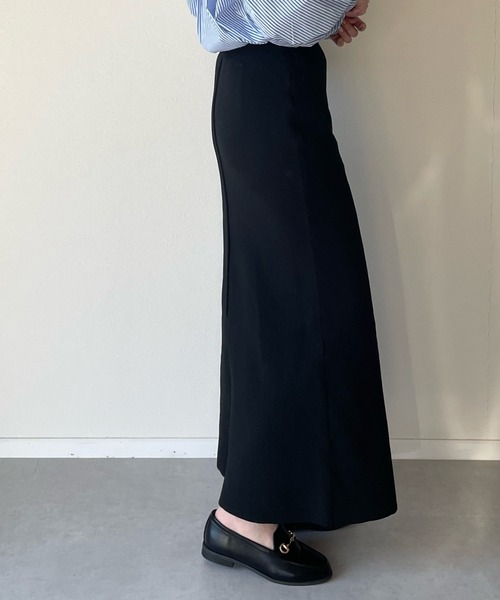 y/m by misato（イムバイミサト）の「総針タイトスカート（スカート・レディース・ブラック/レッド/グリーン・FREE）」の4枚目の写真