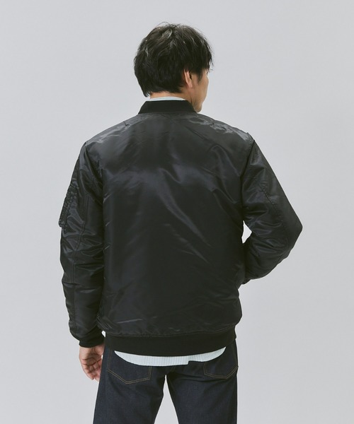 Right-on(ライトオン)の「フード付きMA-1(MA-1・メンズ・オリーブ/ブラック・M/L/XL)」の9枚目の写真