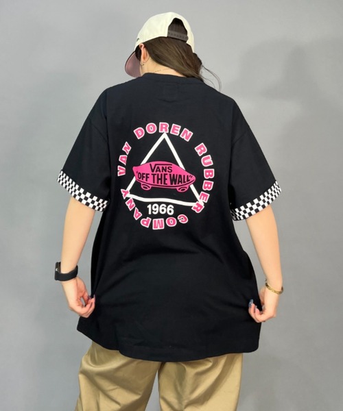 VANS（バンズ）の「【ムラサキスポーツ別注】VANS/バンズ   ビッグシルエット/オーバーサイズ/バックプリントTシャツ  123R3010523（Tシャツ/カットソー・レディース・ホワイト/グレー/ブラック・S/M）」の8枚目の写真